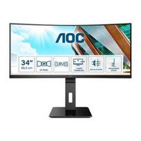 Monitorius - AOC CU34P2A 34" VA Lenktas 3440x1440 100Hz