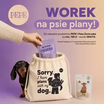 PAKA ZWIERZAKA Medvilninis maišelis – juodas