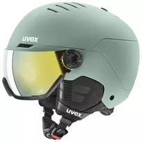 Slidinėjimo šalmas UVEX Wanted Visor 58–61 cm L žalias