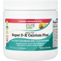 Pure Essence, „lonic-Fizz™“, „Super DK Calcium Plus™“, aviečių limonadas, 210 g