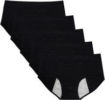 Menstruacinės kelnaitės moterims Runya, juodos, 5 vnt., S