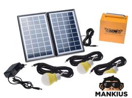 BATTERY + SOLAR 12V 4,5AH KAMPING CAMPER YACHT