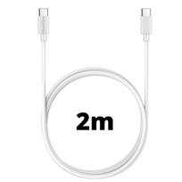 USB-C USB-C kabelis baltas 2m Samsung Galaxy S26/Galaxy S25 Phonillico®