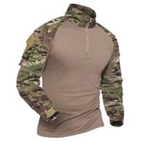Taktiniai marškiniai vyrams XKTTAC Combat Shirt, apatiniai marškiniai po neperšaunama liemene, rudi, S