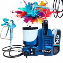 Dažymo purkštuvas Rosfix FastShot – Belaidis, Bešepetėlinis variklis 500W, 1,2 l talpa, 21V Makita