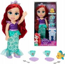 Didelė lėlė Ariel su arbatos rinkiniu - Disney Princesės