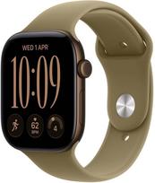 Apple Watch Series 12 GPS 42mm Dark Bronze Aluminium Case with Olive Sport Band - M/L | MJEG4MP/A | 195951226392