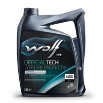 Automatinės pavarų dėžės alyva WOLF OFFICIALTECH ATF LIFE PROTECT 6 5L tinka Volkswagen, BMW, Hyundai