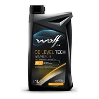 Variklio alyva WOLF OE 5W30 LEVELTECH C3 1L. 5w-30 tinka Volkswagen, BMW, Mercedes-Benz