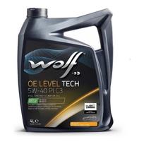 Variklio alyva WOLF OE 5W40 LEVELTECH PI C3 4L. 5w-40 tinka Volkswagen, BMW, Mercedes-Benz