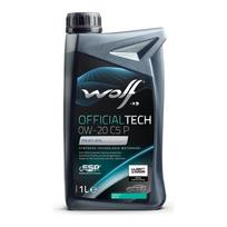 Variklio alyva WOLF OFFICIALTECH 0W20 C5 P 1L. 0w-20 tinka Mercedes-Benz, Opel, Peugeot