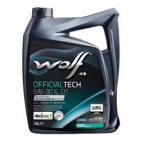 Variklio alyva WOLF OFFICIALTECH 5W30 ILD1 4L. 5w-30 tinka Volkswagen, Ford, Opel