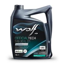 Variklio alyva WOLF OFFICIALTECH 5W30 ILD1 5L. 5w-30 tinka Volkswagen, Ford, Opel