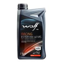 Variklio alyva WOLF RACING ESTER 0W40 MS 1L. 0w-40 tinka Ford, Porsche