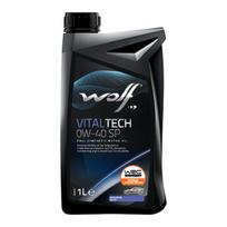 Variklio alyva WOLF VITALTECH 0W40 SP 1L. 0w-40 tinka Volkswagen, Mercedes-Benz, Ford