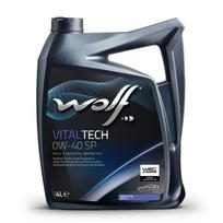 Variklio alyva WOLF VITALTECH 0W40 SP 4L. 0w-40 tinka Volkswagen, Mercedes-Benz, Ford