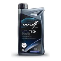 Variklio alyva WOLF VITALTECH 15W40 SL/CI-4 1L. 15w-40 tinka Mercedes-Benz