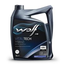 Variklio alyva WOLF VITALTECH 15W40 SL/CI-4 5L. 15w-40 tinka Mercedes-Benz