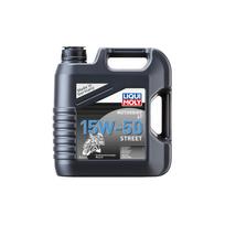 Variklio alyva LIQUI MOLY Motorbike 4T 15W50 Street 4L. 15w-50