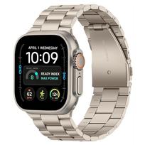 Dirželis Tech-Protect Stainless Apple Watch 8 / 9 / 10 / 11 / 12 / SE / Ultra (44 / 45 / 46 / 49 mm), Starlight (žvaigždžių šviesos spalvos)