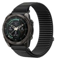 Dirželis Tech-Protect NylonLoop Garmin Fenix 5X / 5X Plus / 6X / 6X Pro / 7X / 8 / 8 Pro / 9 / 9 Pro (51 mm), juodas
