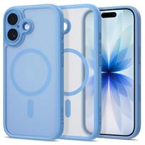 Dėklas Tech-Protect MagPeak MagSafe CC iPhone 17, Matte Mist Blue (matinis mėlynas)