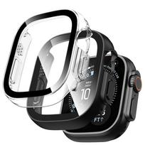 Dėklas Tech-Protect Defense Apple Watch Ultra 1 / 2 / 3 / 4 (49 mm), 2 vnt., juodas ir skaidrus