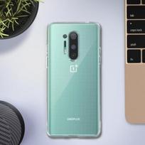 Coque - PRANEŠTI - OnePlus 8 Pro - Lankstus - Ultra-plonas - Skaidrus baltas