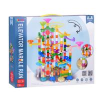 Konstruktorius su kamuoliukų trasa Marble Run, 236 vnt., įvairių spalvų