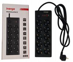 Prailginimo laidas su 10 lizdų, 3 Usb (pd/qc), 2m, 3x1,5mm²