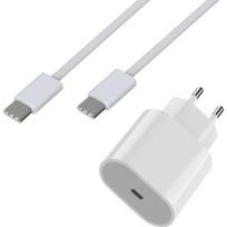 Greitas Įkroviklis 20W + USB-C USB-C 1 metrų laidas iPhone 15 - 15 PLUS - 15 PRO - 15 PRO MAX Phonillico®