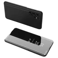 Hurtel OEM Clear View book-style phone case for Samsung Galaxy A05s (A057), black