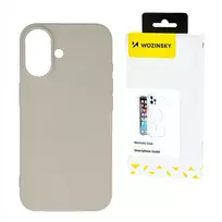 Wozinsky Silicone phone case for Samsung Galaxy S25 Ultra (S938) beige