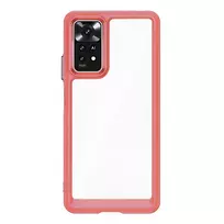 Hurtel Outer Space Silicone Case for Xiaomi Poco M4 Pro 5G - Red