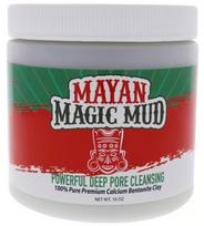 Veido kaukė, valomoji Mayan Magic Mud Powerful Deep Pore Calcium Bentonite Clay, 454 g