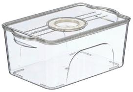 Šaldytuvo organizavimo dėžutė Kinvara 12509, 26.3 cm x 10.8 cm, skaidri sp.