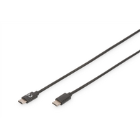 Digitus USB 2.0 Type-C to Type-C cable (black, 3 meters, PD, charging up to 15 watts)