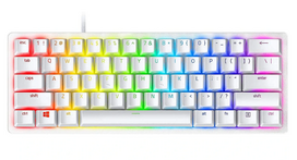 Razer Huntsman Mini Clicky Optical Purple wired optical-mechanical backlit gaming keyboard white