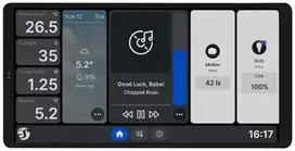 Podwójny panel sterowania Shelly Wall Display X2 WiFi/BLU (biały)