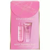 „Baylis & Harding“ jojobos, vanilės ir migdolų aliejaus duetas – dviejų produktų dovanų rinkinys (2 vnt.)