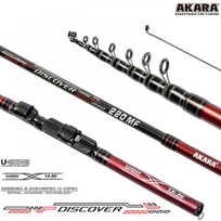 Teleskopinis Spiningas AKARA Discover MF TX-20, Ilgis 1.90m, Testas 3-15g
