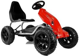 Žaidimų zona | PC | Konsolės | Priedai // Žaislai ir žaidimai vaikams // Gokart na Pedały B012 Pompowane Koła Czerwony