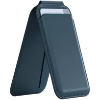 SATECHI Vegan-Leather Magnetic Wallet Stand (Tamsiai mėlyna)