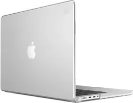 Speck Smartshell kietas dėklas, skirtas Macbook Pro 14 colių (2021/2022), skaidrus