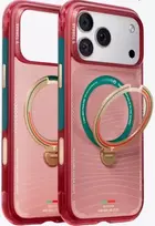 TORRAS World Cup Ostand Q3 Air MagSafe Dėklas, skirtas Apple iPhone 15 Pro (Portugal Red)