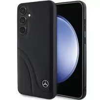 Mercedes-Benz MEHCS24M23RBCSK S24+ S926 Black Hardcase Leather Curved Stitches for Samsung Galaxy S24+