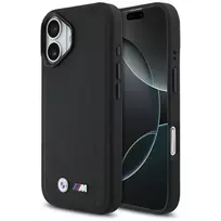 BMW M Quilted Logo MagSafe dėklas Apple iPhone 17, juodas