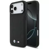 BMW M Quilted Logo MagSafe dėklas, skirtas Apple iPhone 17 Pro Max, juodas
