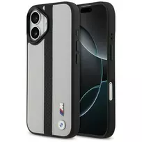 BMW M Perforated Stripe Logo MagSafe dėklas Apple iPhone 17, pilkas
