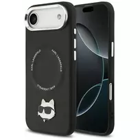 „Karl Lagerfeld“ Choupette Pin MagSafe dėklas, skirtas „Apple iPhone Air“, juodas